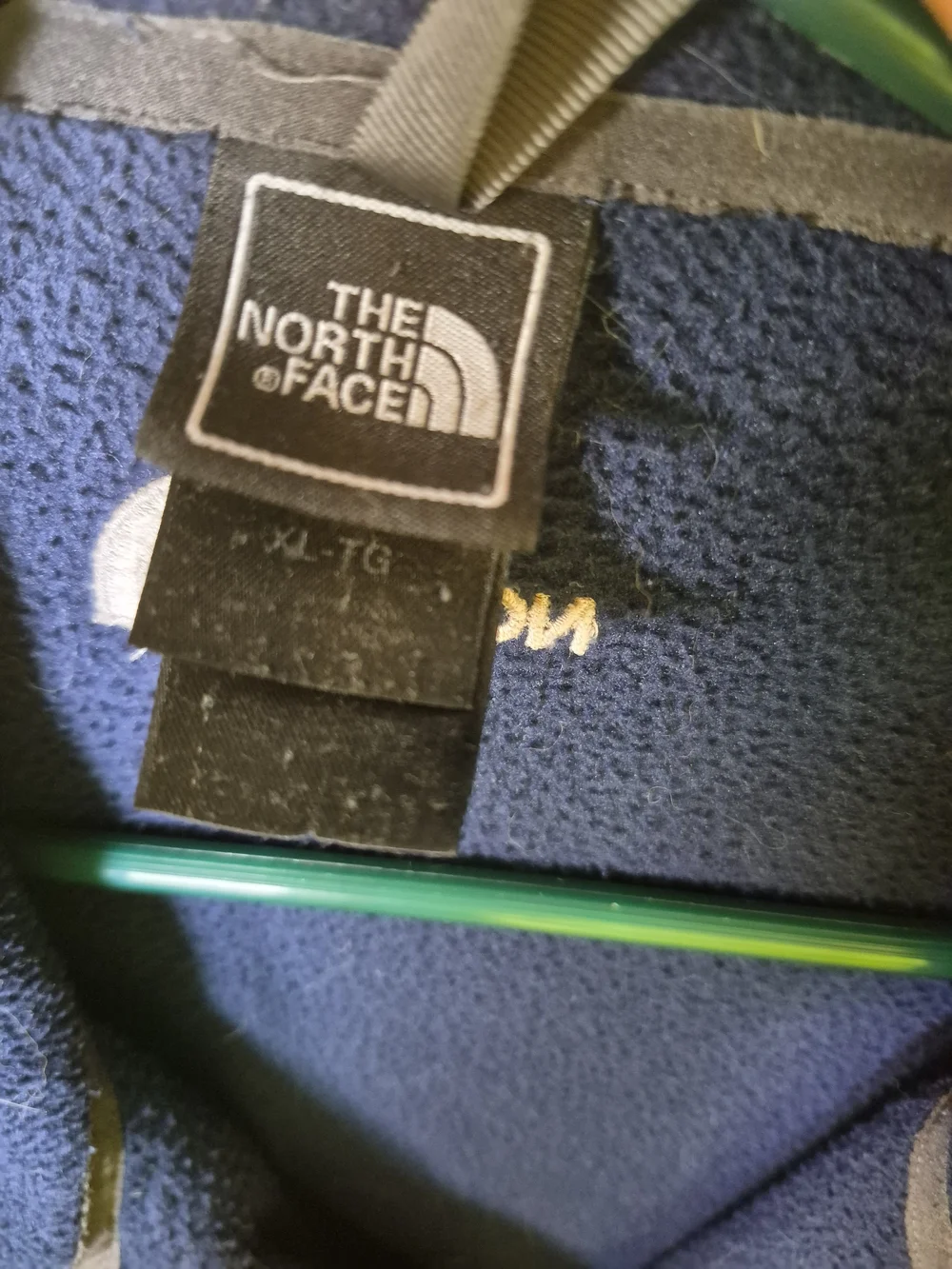 The North Face Navy and Black Full-Zip Fleece Jacket Bin 39